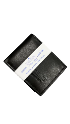 CARTEIRA COURO LEGÍTIMO PORTA CARTÃO DOCUMENTO CEDULAS