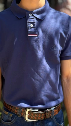 CAMISA POLO TXC MASCULINA REGULAR PIQUET ELASTANO MARINHO - comprar online