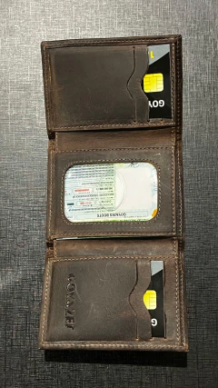 CARTEIRA GOYAZES COURO DALLAS CAFE BARRIGA JACARE C-2334 na internet