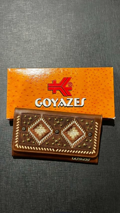 CARTEIRA GOYAZES BOVINA ATLANTA CARAMEL DALLAS TERRA C-2512 - comprar online
