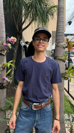 T-SHIRT PERMANENTE MASCULINA TASSA BÁSICA MARINHO