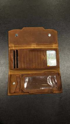 CARTEIRA GOYAZES COURO DALLAS FURTA COR PELO PRETO C-2518 na internet