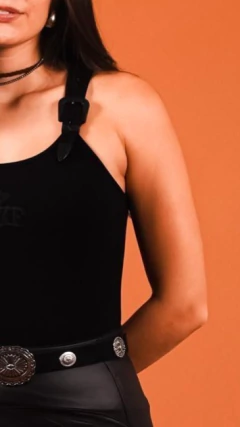 T-SHIRT REGATA FEMININA THANKFIELD 2 FIVELAS TKF PRETO - loja online