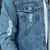 JAQUETA JEANS TXC MASCULINA PUIDOS BORDADOS GOLA DE PÊLO