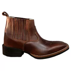 BOTA TEXANA DURANGO CANO CURTO MASCULINA RED DOG SOLADO FLEX