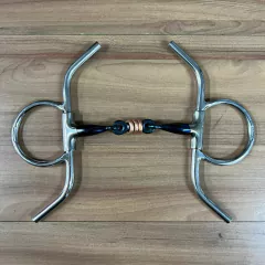 BRIDÃO LAOMAAN "S" 1/2 C/ SALIVADOR INOX BOCAL FERRO