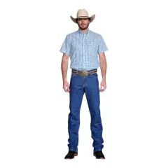 CALÇA MASCULINA WESTX RELAXED FIT 100% ALGODÃO MEDIUM WASH