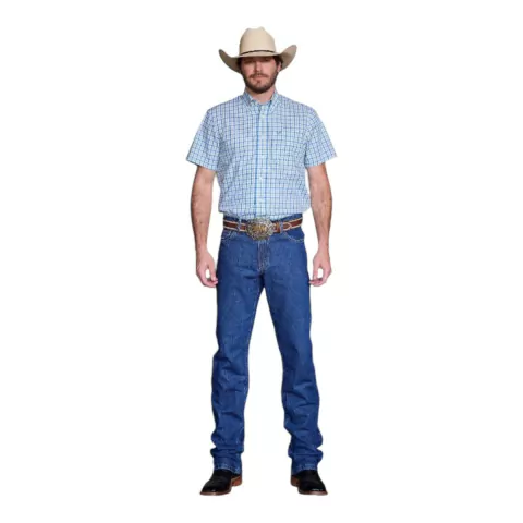 CALÇA MASCULINA WESTX RELAXED FIT 100% ALGODÃO MEDIUM WASH