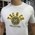 CAMISA TXC MASCULINA BRANCA REGULAR MEIA MALHA PENTEADA BORDADA na internet