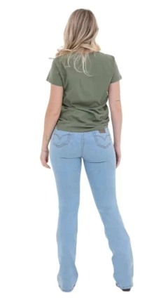 CALÇA FEMININA COUNTRY STRASS BRILHO ARABESCOS BOOT CUT na internet