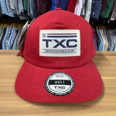 BONÉ TXC #411 CUSTOM BORDADO VERMELHO FECHAMENTO VELCRO na internet