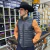 COLETE TXC MASCULINO CUSTOM PUFFER PRETO COM ZIPER BOLSO - loja online