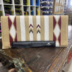 MANTA NAVAJO COMBAT BOOTS HORSE 30X32 AREIA/BRANCO/VERMELHO na internet