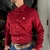 CAMISA THANKFIELD MASCULINA MANGA LONGA VINHO COM BOLSO na internet