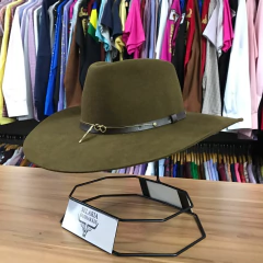 CHAPÉU PRALANA 5X GOLD ABA 10 CAFÉ 100% LÃ FELTRO