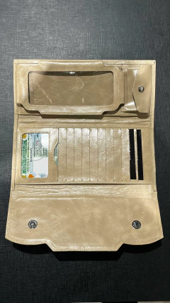 CARTEIRA GOYAZES BOVINA WACO OFF WHITE COURO AUSTIN C-2517 na internet