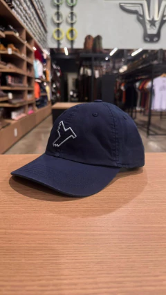 BONÉ THANKFIELD MARINHO E AZUL COM LOGO FRONTAL