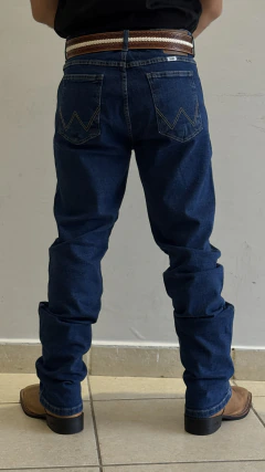 CALÇA JEANS MASCULINA WRANGLER LYCRA REGULAR RETA STONE - loja online