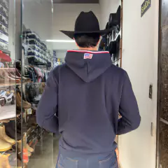 MOLETOM TXC MASCULINO CUSTOM-X MARINHO UNITED STYLES BRANCO