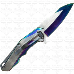 CANIVETE IMPORTADO FALCON RAIBOW ESCOVADO SAQUE RÁPIDO TRAVA - loja online