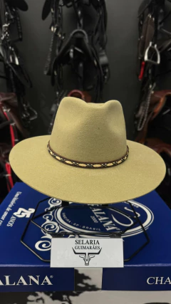 CHAPÉU PRALANA BORGUETTI MARSIN ABA 7.5 VERDE CANA COM CAIXA na internet