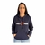 MOLETOM FEMININO THANKFIELD MARINHO FLANELADO COM CAPUZ