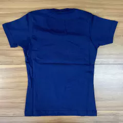 T-SHIRT FEMININA INFANTIL AZUL COM STRASS ESTAMPA MUSIC na internet