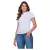 CAMISETA GOLA POLO TXC FEMININA SLIM CUSTOM BORDADO BRANCO