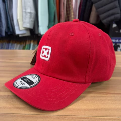 BONÉ TXC CUSTOM VERMELHO BORDADO LOGO FRONTAL BRANCO - comprar online