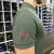 CAMISA MASCULINA GOLA POLO THANKFIELD BORDADA VERDE MILITAR - loja online