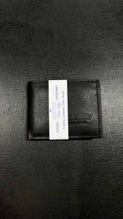 CARTEIRA COURO LEGÍTIMO PORTA CARTÃO DOCUMENTO CEDULAS - SELARIA GUIMARÃES