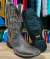 BOTA TEXANA FEMININA DURANGO MARROM CAFÉ AMARELO LARANJA
