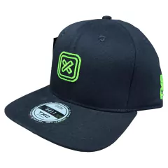 BONÉ TXC #411 PRETO CUSTOM BORDADO LOGO FRONTAL VERDE