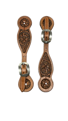 CORREIA DE ESPORA SELARIA GUIMARÃES COURO BORDADO FLORES na internet