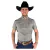 CAMISA MASCULINA THANKFIELD XADREZ MANGA CURTA CINZA