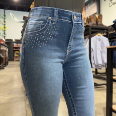 CALÇA DOCK'S FEMININA STRASS MARMORE COSTURA BRANCA na internet