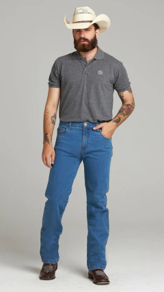 CALÇA MASCULINA PURA RAÇA RETA ELASTANO COUNTRY DESTROYED - loja online