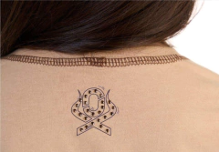 T-SHIRT OX HORNS INFANTIL MENINA ESTAMPA STRASS NUDE na internet