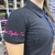 CAMISA GOLA POLO TXC FEMININA PRETA SLIM CUSTOM BORDADO na internet