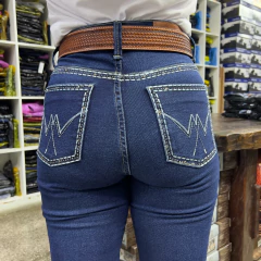 CALÇA FEMININA MINUTY FLARE JEANS BOLSO BORDADO - comprar online