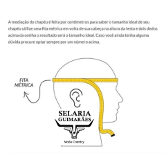 CHAPEU MARRUA ABA 8,5 CASTOR FORRADO 3 BANDINHAS LOGO - comprar online