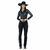 CALÇA SELVAGEM FEMININA BOOT CUT PRETA BORDADA STRASS