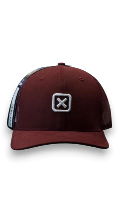 BONÉ TXC BORDO HIG SNAP LOGO BORDADA 3D BRANCO #411 PREMIUM na internet