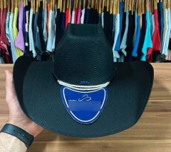 CHAPÉU COUNTRY PRALANA CROSS COTTON ABA 12 PRETO UNISSEX na internet