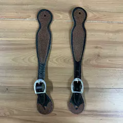 CORREIA DE ESPORA SELARIA GUIMARÃES COURO PRETO MARROM - comprar online