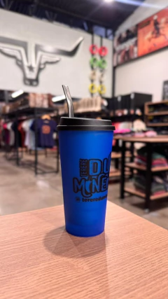 KIT PARA TERERÉ COPO AZUL COM TAMPA E BOMBA DU MINEIRO - comprar online