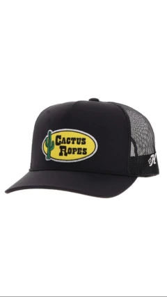 BONÉ HOOEY IMPORTADO BORDADO CACTUS ROPES RESISTANT PRETO