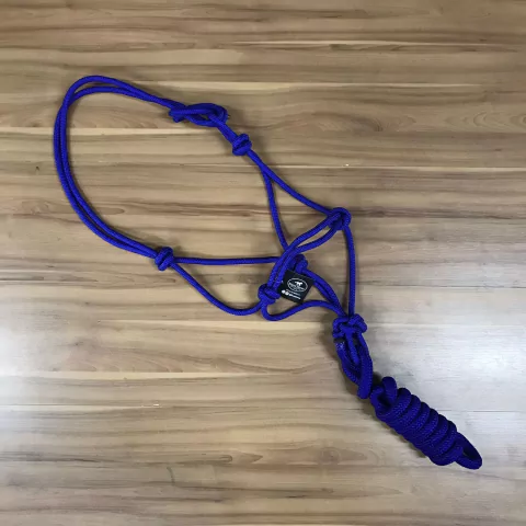 CABRESTO BOOTS HORSE DE NYLON IMPORTADO COM CABO AZUL ROYAL