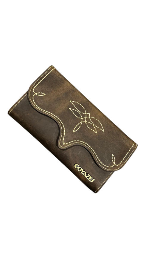 CARTEIRA GOYAZES BOVINA DALLAS TABACO C-2513