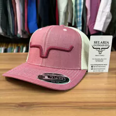 BONÉ KIMES RANCH IMPORTADO ORIGINAL ROSA TELA BEGE - comprar online